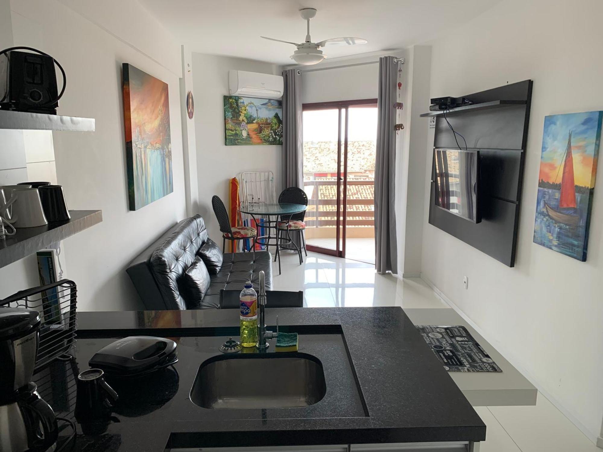 Apartamento Com Vista Do Mar Em Residencial Com Piscina Florianópolis Extérieur photo