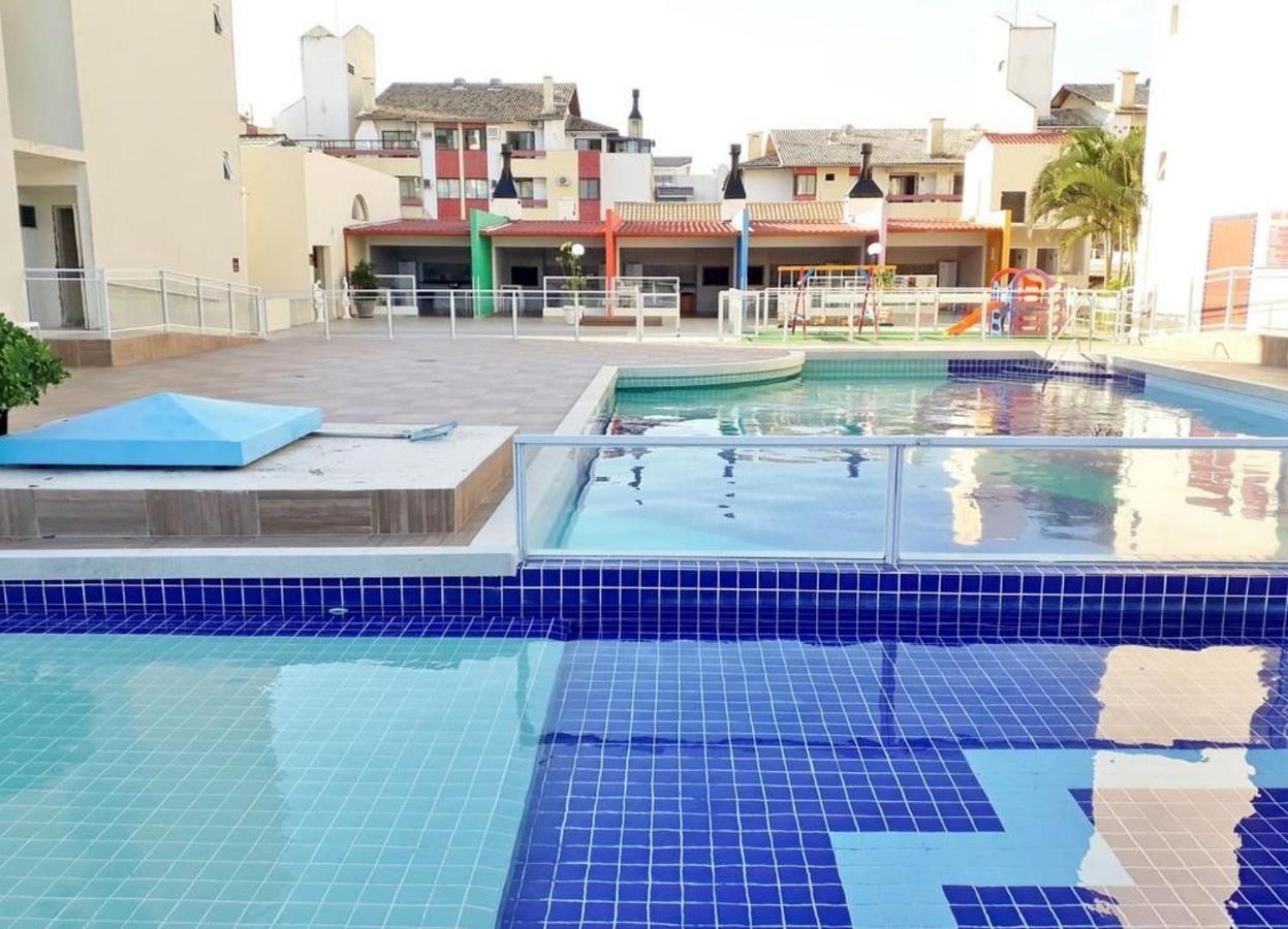 Apartamento Com Vista Do Mar Em Residencial Com Piscina Florianópolis Extérieur photo